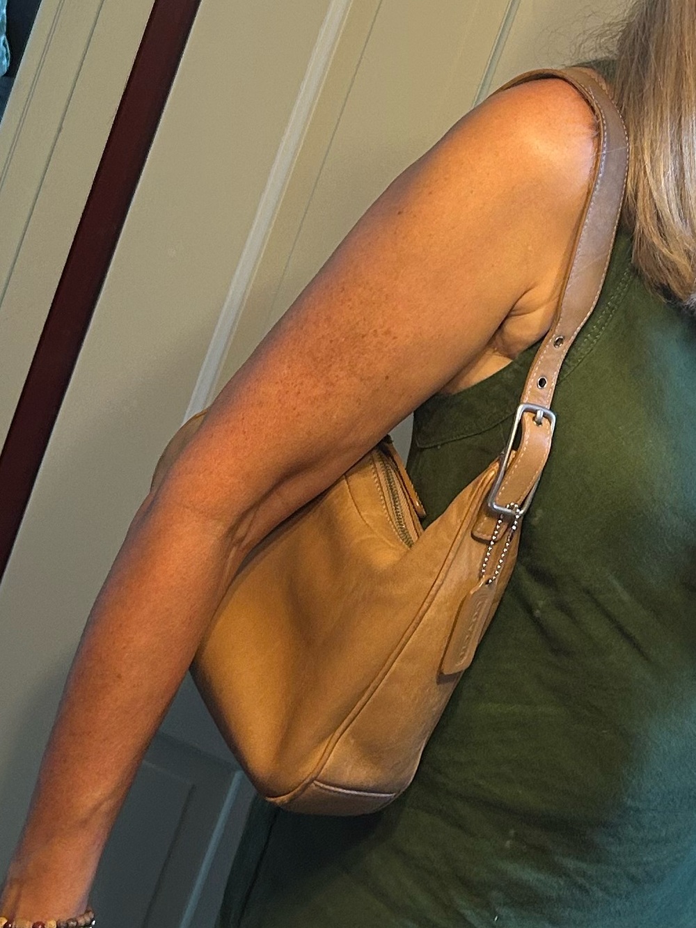 Coach Brown Leather Shoulder Bag - Picture 6 of 6